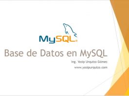 Base de Datos en MySQL