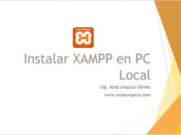 Instalar XAMPP en Pc Local