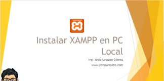 Instalar XAMPP en Pc Local Instalar XAMPP en Pc Local