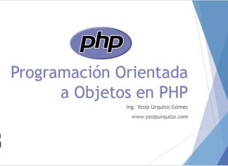Programación Orientado a Objetos en PHP Programación Orientado a Objetos en PHP