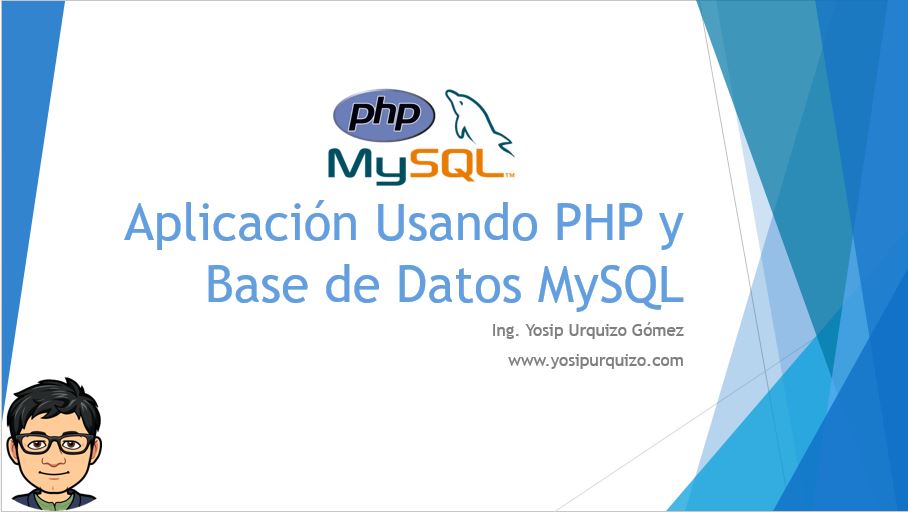 Aplicacion Usando PHP y Base de Datos MySQL