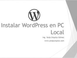 Instalar WordPress en PC Local