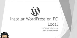 Instalar WordPress en PC Local Instalar WordPress en PC Local