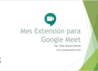 Mes Extensión para Google Meet Mes Extension para Google Meet