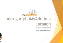 Agregar PhpMyAdmin a Laragon Agregar phpMyAdmin a Laragon