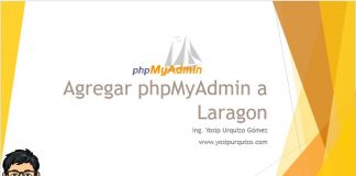 Agregar PhpMyAdmin a Laragon Agregar phpMyAdmin a Laragon