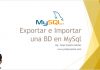 Exportar e Importar una BD en MySql Exportar e Importar una BD en MySql