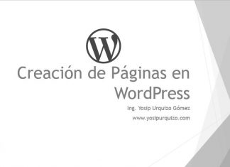 Creación de Páginas en WordPress Creación de Páginas en WordPress