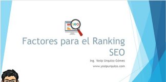 Factores para el Ranking de SEO Factores para el ranking de SEO