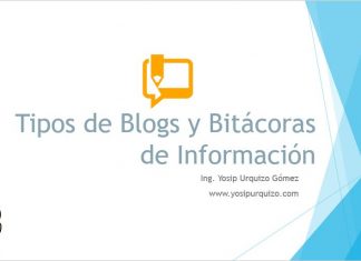 Tipos de Blogs y Bitácoras de Información Tipos de Blogs y Bitacoras de Informacion