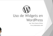 Uso de Widgets en WordPress