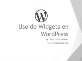 Uso de Widgets en WordPress