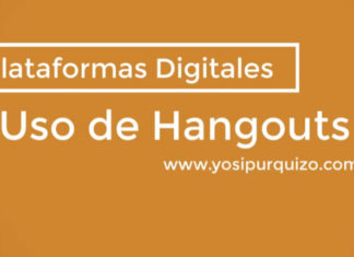 Uso de Hangouts Uso de Hangouts