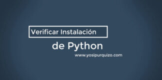 Verificar instalación de Python | Python Verificar Instalacion